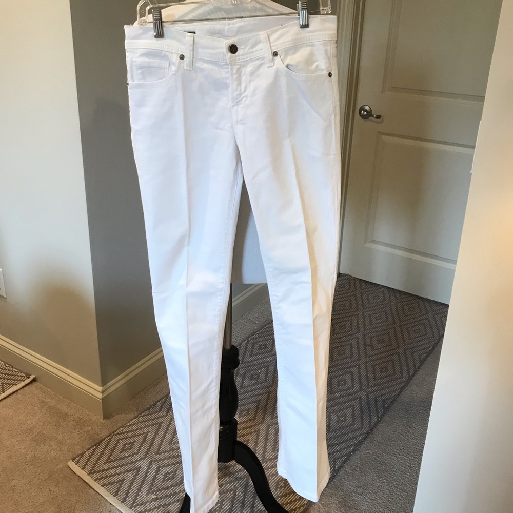 Citizens Of Humanity White Flare Jeans